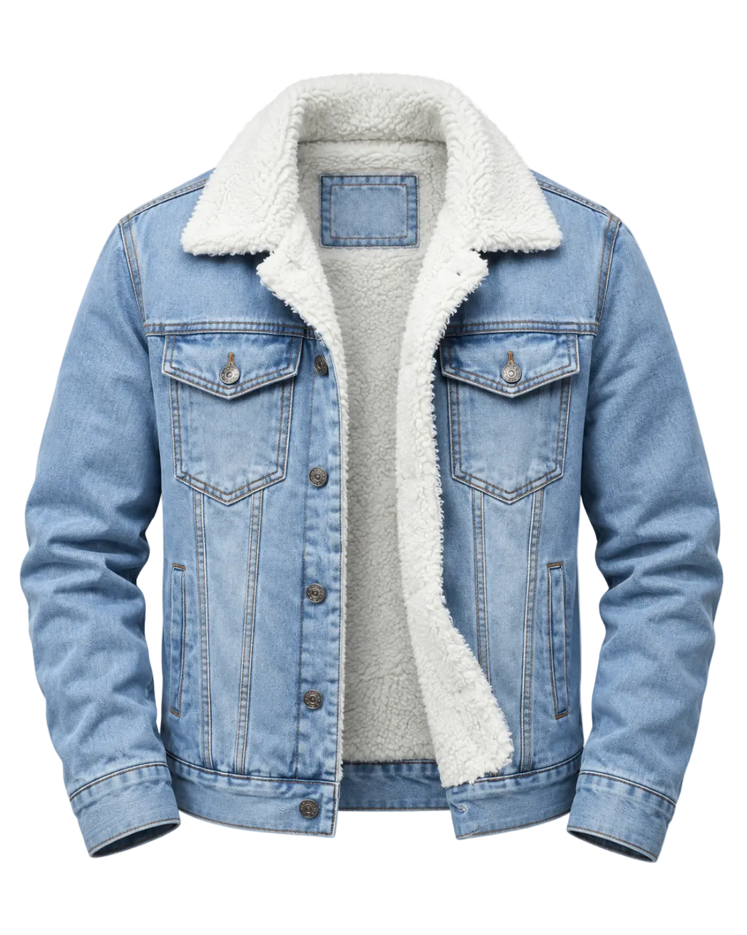 Creston | Men’s Fur-Lined Denim Jacket