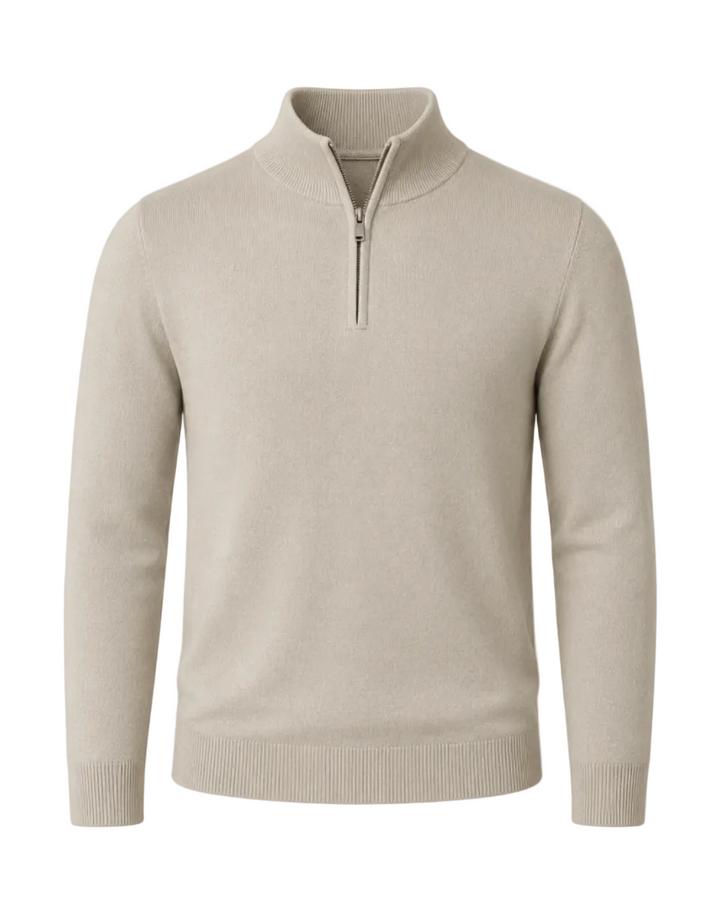 Vernon | Men’s Fine-Knit Quarter-Zip Sweater