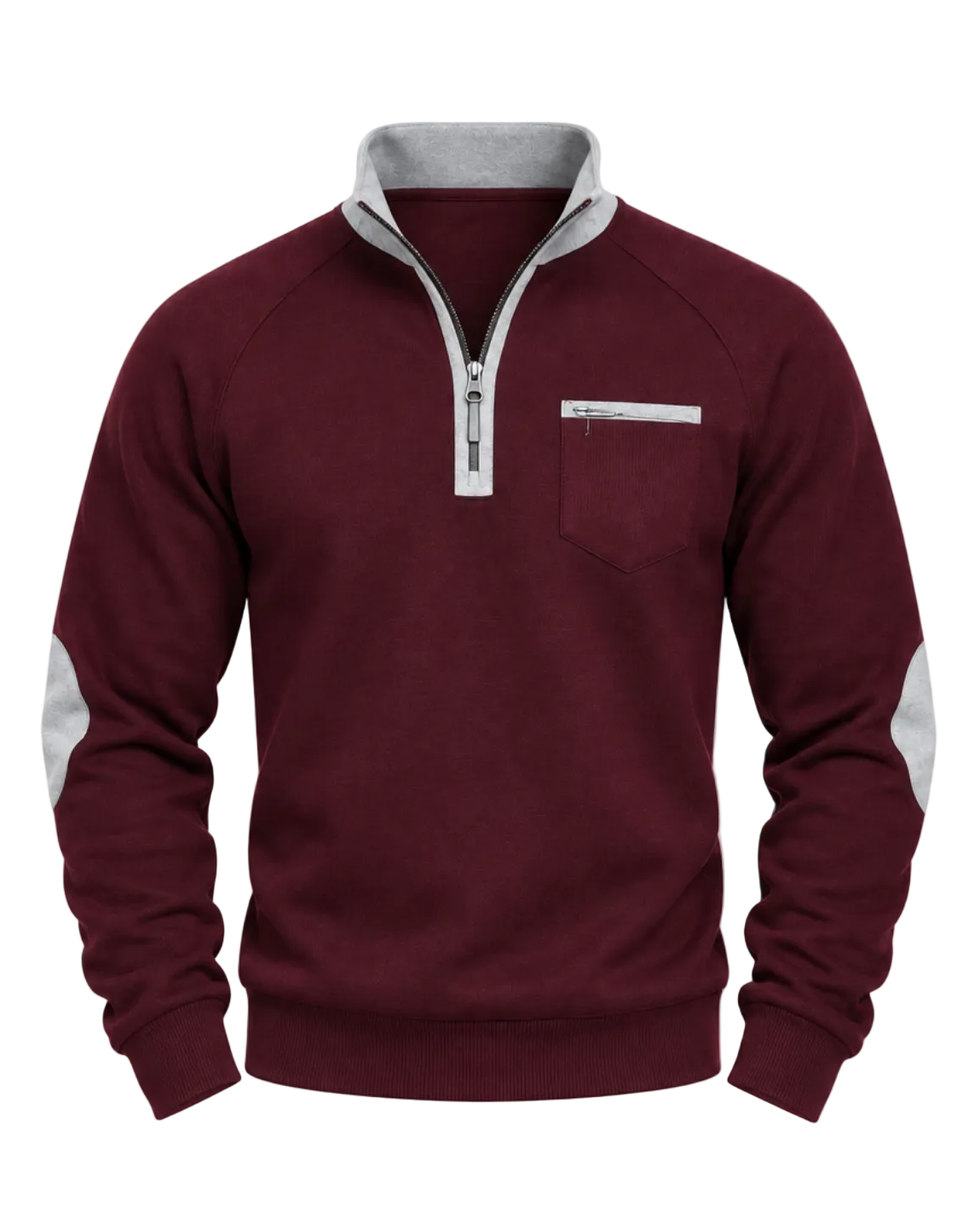 Gage | Men’s Stand-Collar Quarter-Zip Sweater