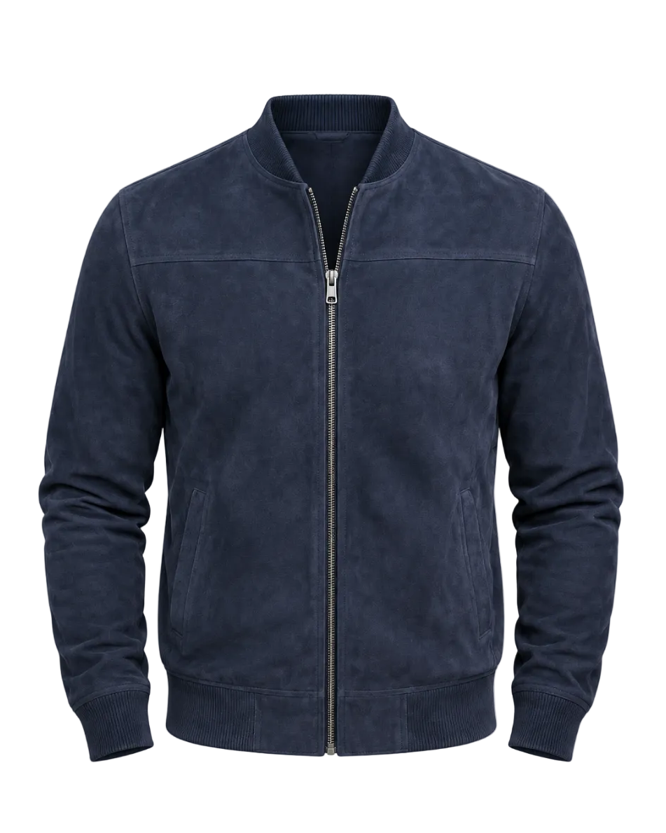 Tucker | Men’s Slim-Fit Suede Jacket