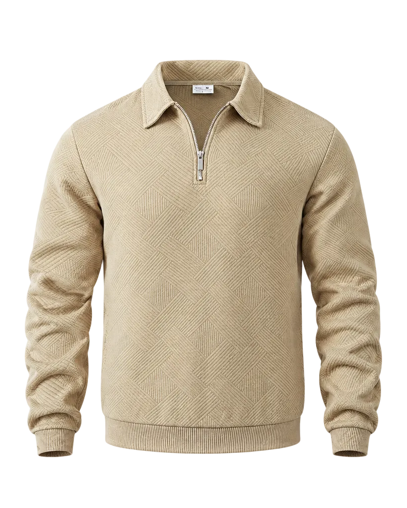 Fenton | Men’s Half-Zip Polo Sweater