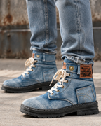Colt | Men’s Denim Lace-Up Ankle Boots