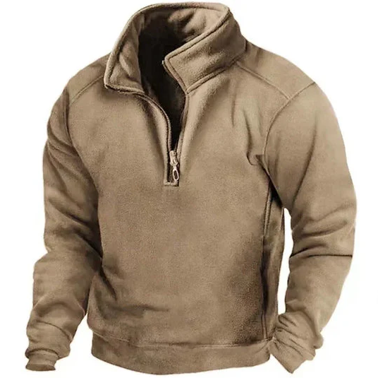 Xian | Men’s Quarter-Zip Winter Sweater