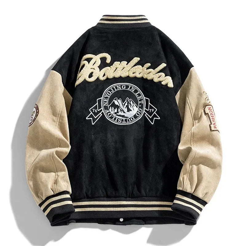 Cohen | Men’s Embroidered Varsity Jacket