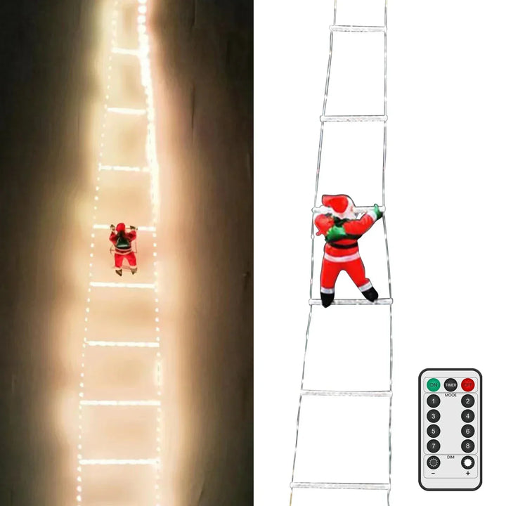 Remote control included with LED Christmas lights for easy operation
