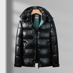 Dax | Men’s Gloss-Finish Hooded Jacket