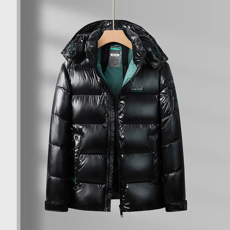 Dax | Men’s Gloss-Finish Hooded Jacket