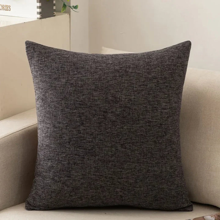Textured decorative cushion with insert for modern sofa pillow styling