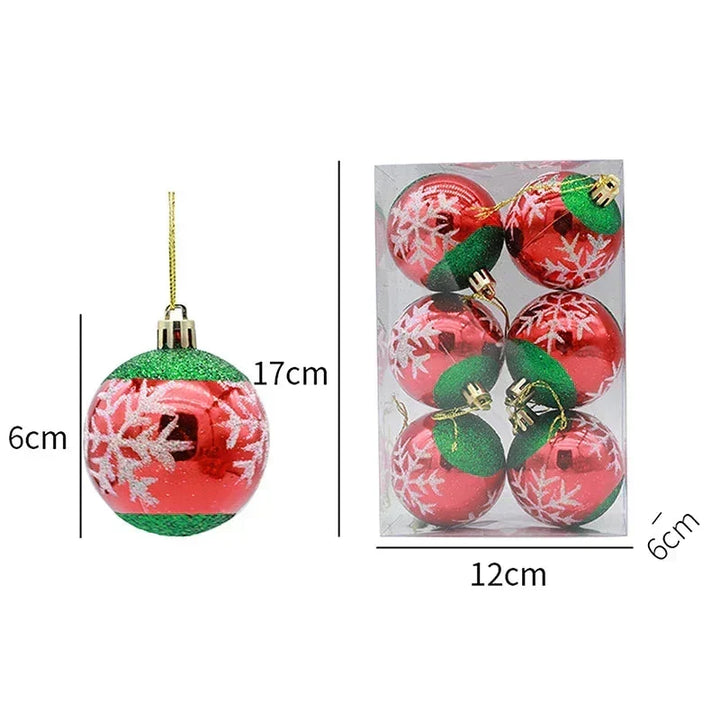 Sparkling winter holiday baubles shaped like intricate crystal snowflakes