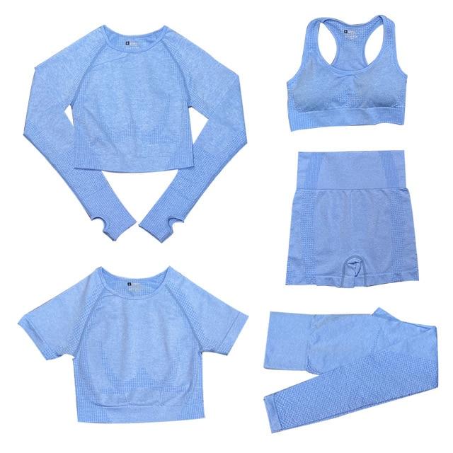 Athletic wear crop top from activewear set highlighting comfortable fit
