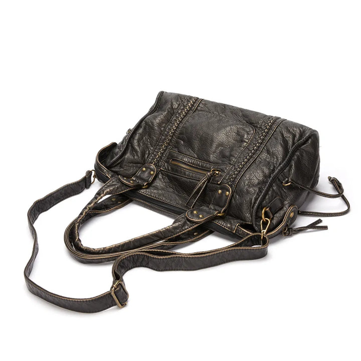 Versatile black handbag ideal for office and casual wear