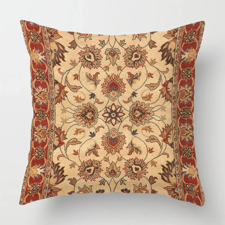 Modern decorative pillow cover placed on a couch for interior inspiration