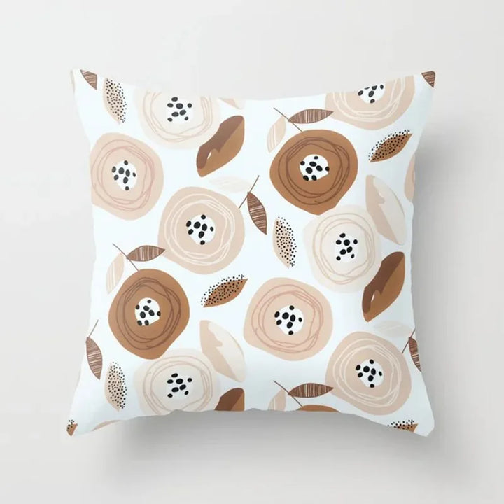 Back view of soft velvet throw pillow case highlighting durable fabric quality