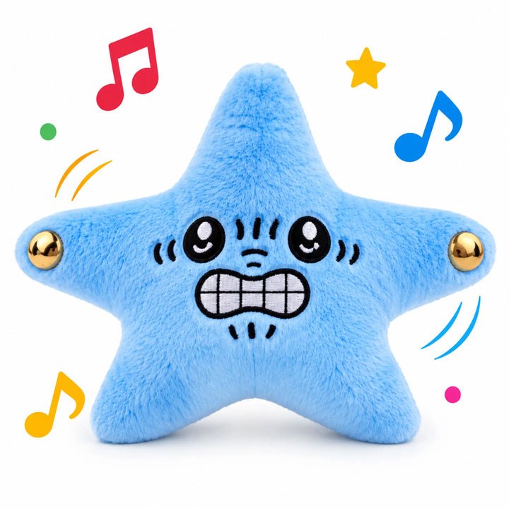 Group of kids laughing while playing with the family bonding musical toy