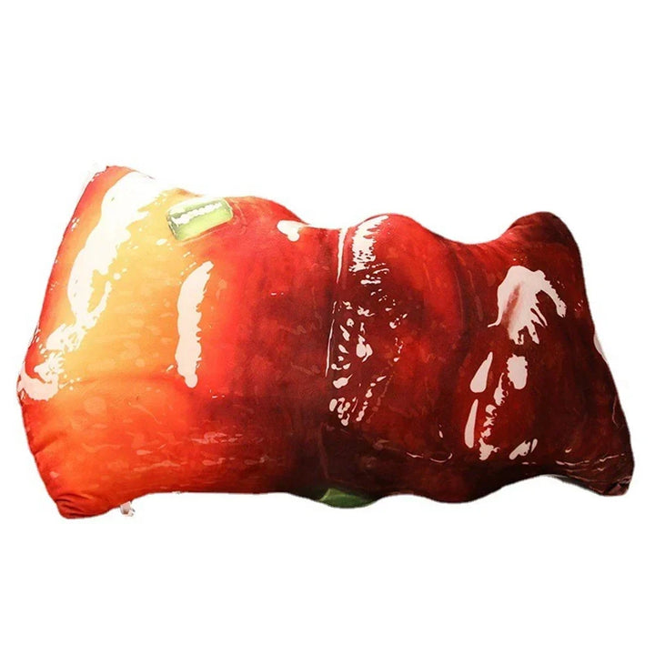 Quirky home accessory stuffed food toy designed like a BBQ snack