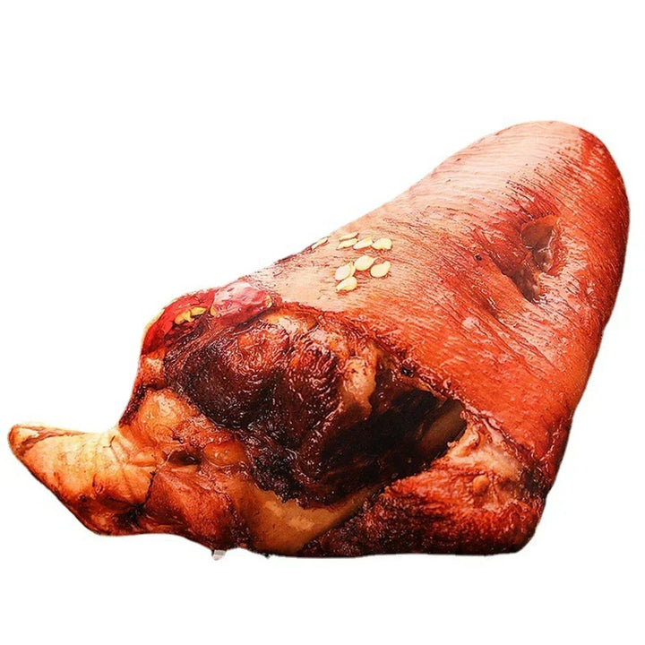 Realistic braised pork food pillow toy