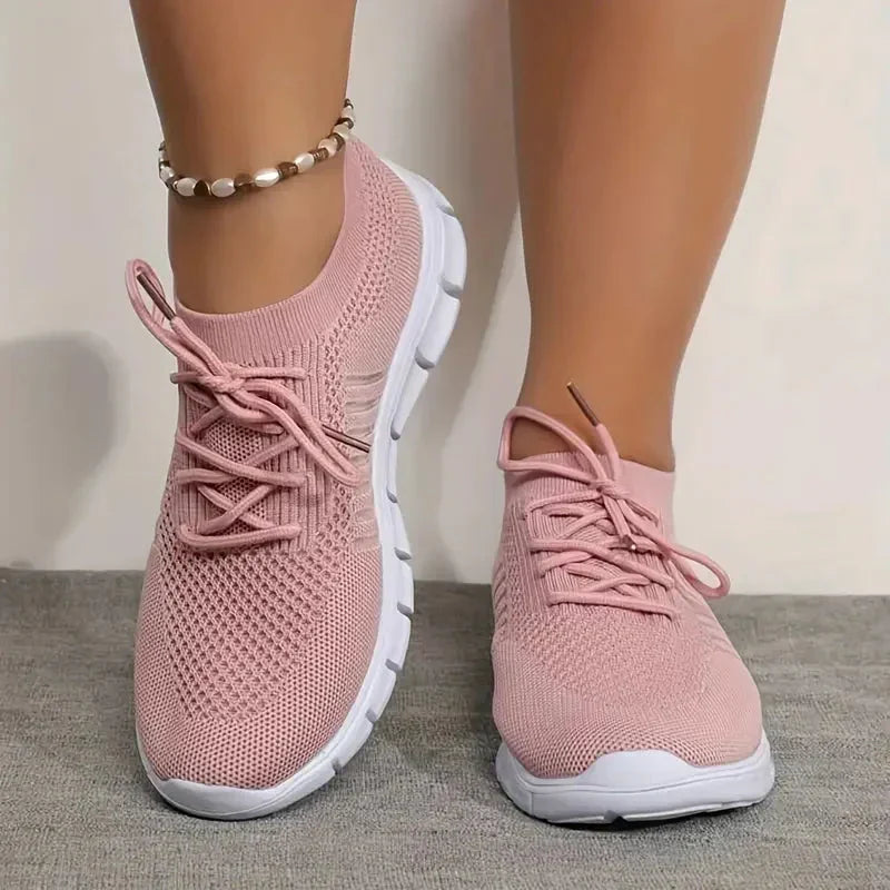 Supportive everyday sneakers for women featuring flexible lightweight design