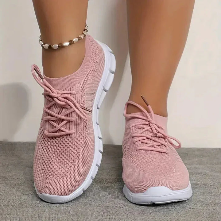 Supportive everyday sneakers for women featuring flexible lightweight design