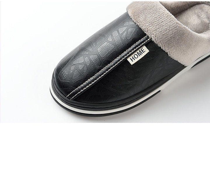 Comfortable indoor footwear with soft plush lining for cold days