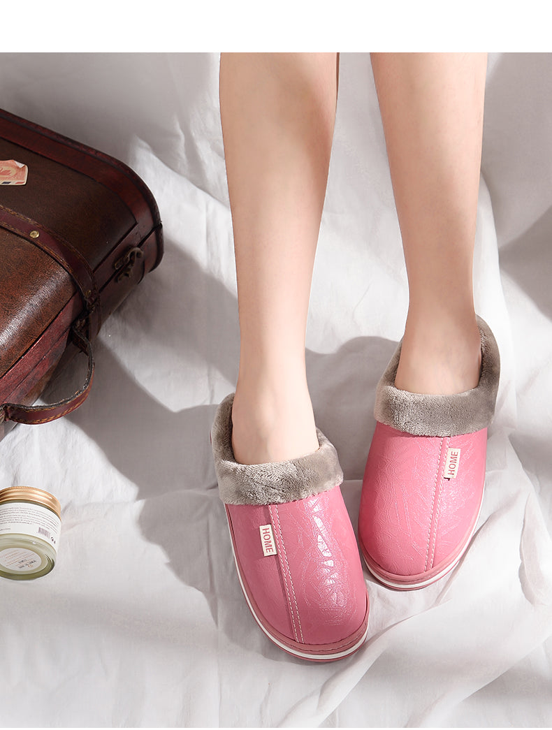 Soft indoor footwear ideal for keeping feet warm during winter