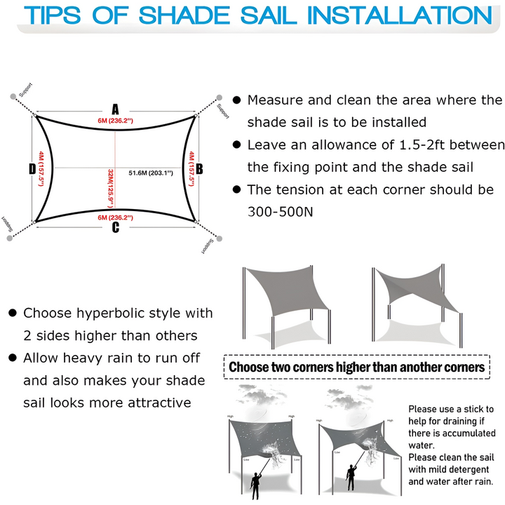 Grey outdoor sail blocking sunlight effectively over a backyard swimming pool