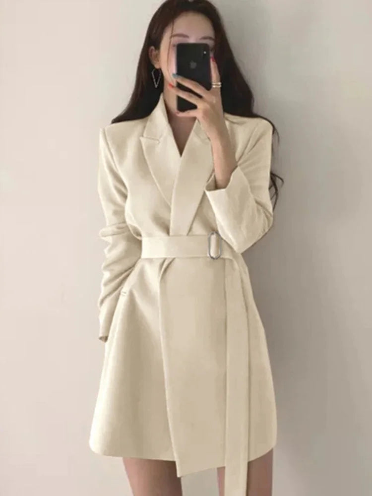 Selena | Women’s Belted Blazer Mini Dress