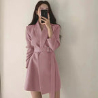 Selena | Women’s Belted Blazer Mini Dress