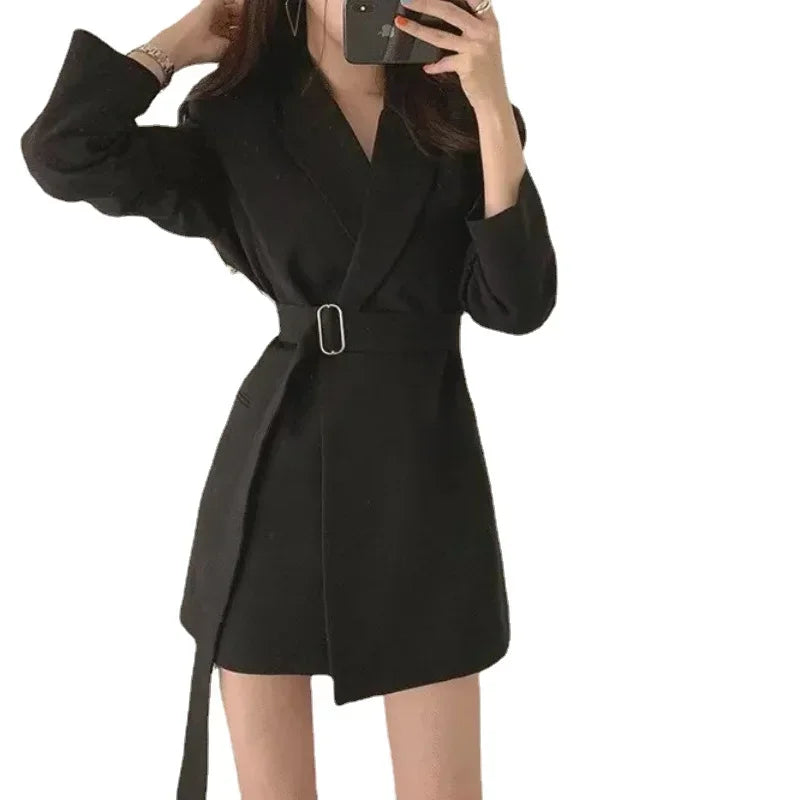 Selena | Women’s Belted Blazer Mini Dress