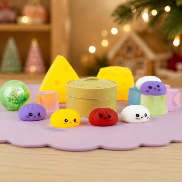 Cute animal squishy collectible toys for kids sensory play and gifts