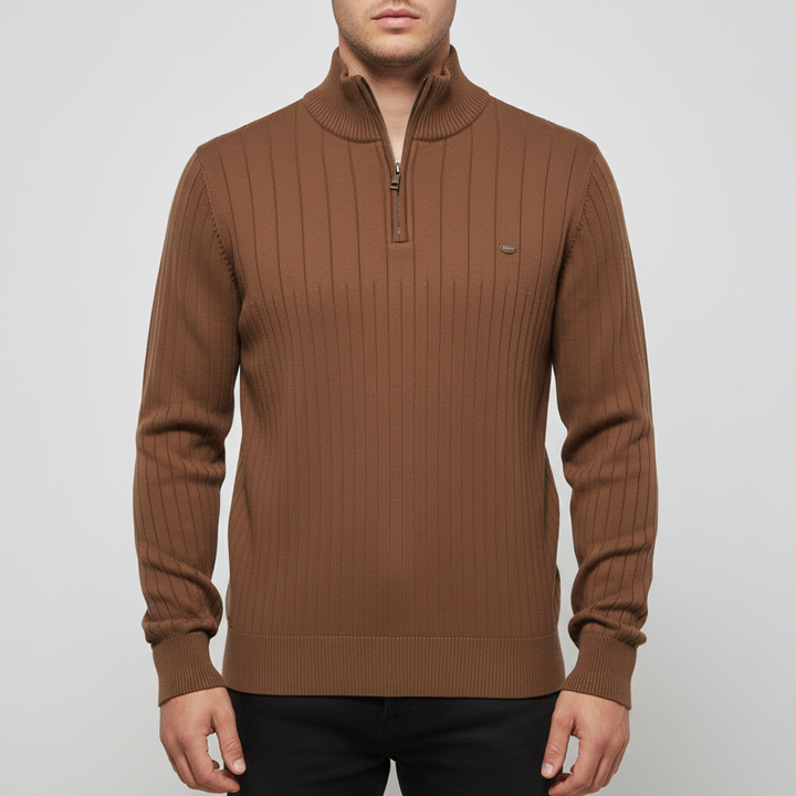 Nash | Men’s Ribbed Quarter-Zip Sweater
