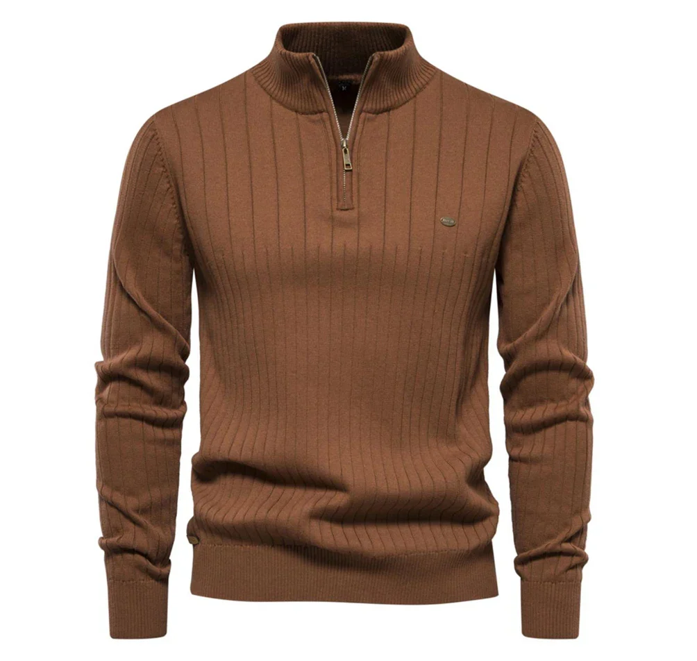 Nash | Men’s Ribbed Quarter-Zip Sweater