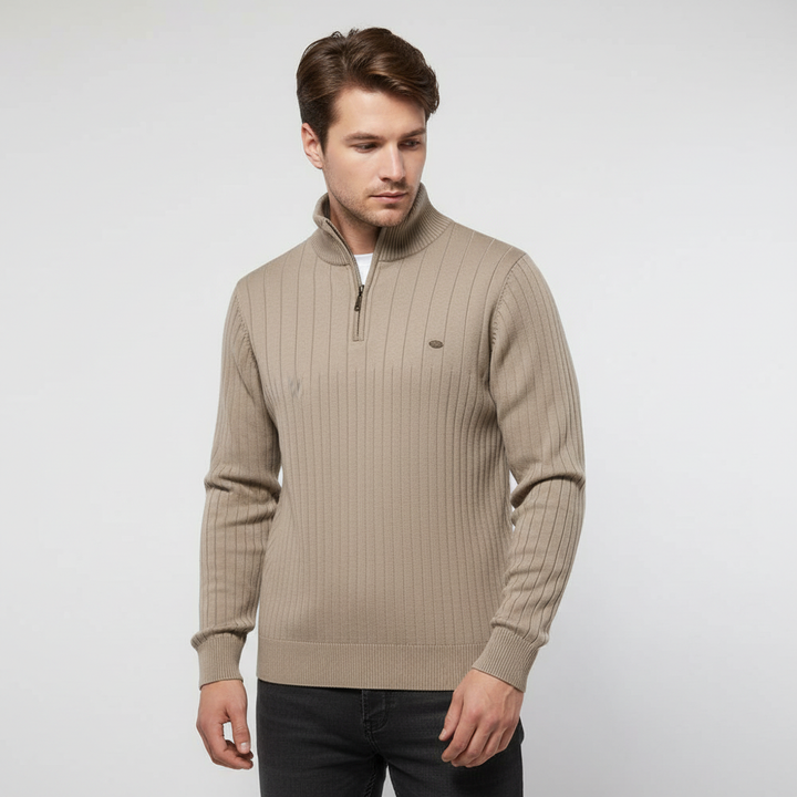 Nash | Men’s Ribbed Quarter-Zip Sweater