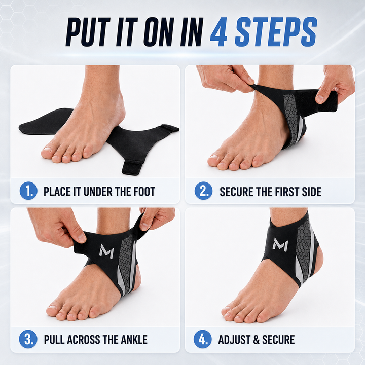 Lightweight ankle support brace for daily fitness gear and joint care