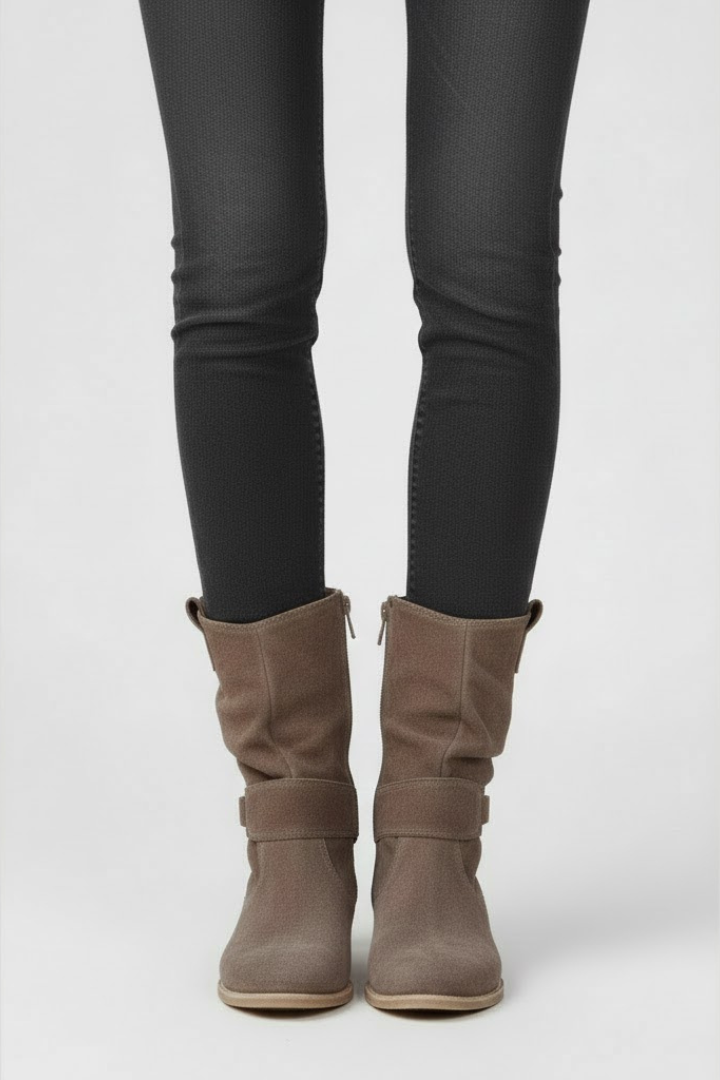 Zephyra | Women’s Zip Up Grip Sole Boots