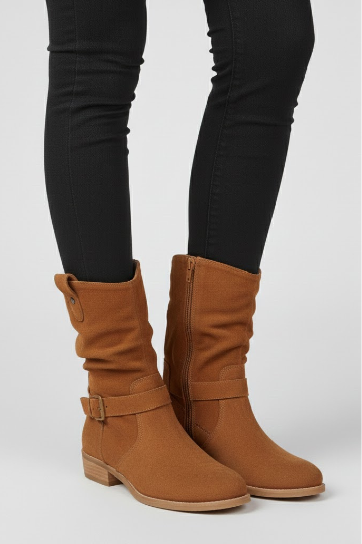 Zephyra | Women’s Zip Up Grip Sole Boots