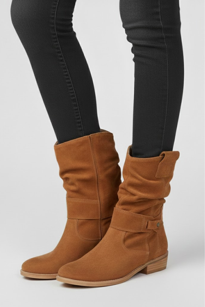 Zephyra | Women’s Zip Up Grip Sole Boots