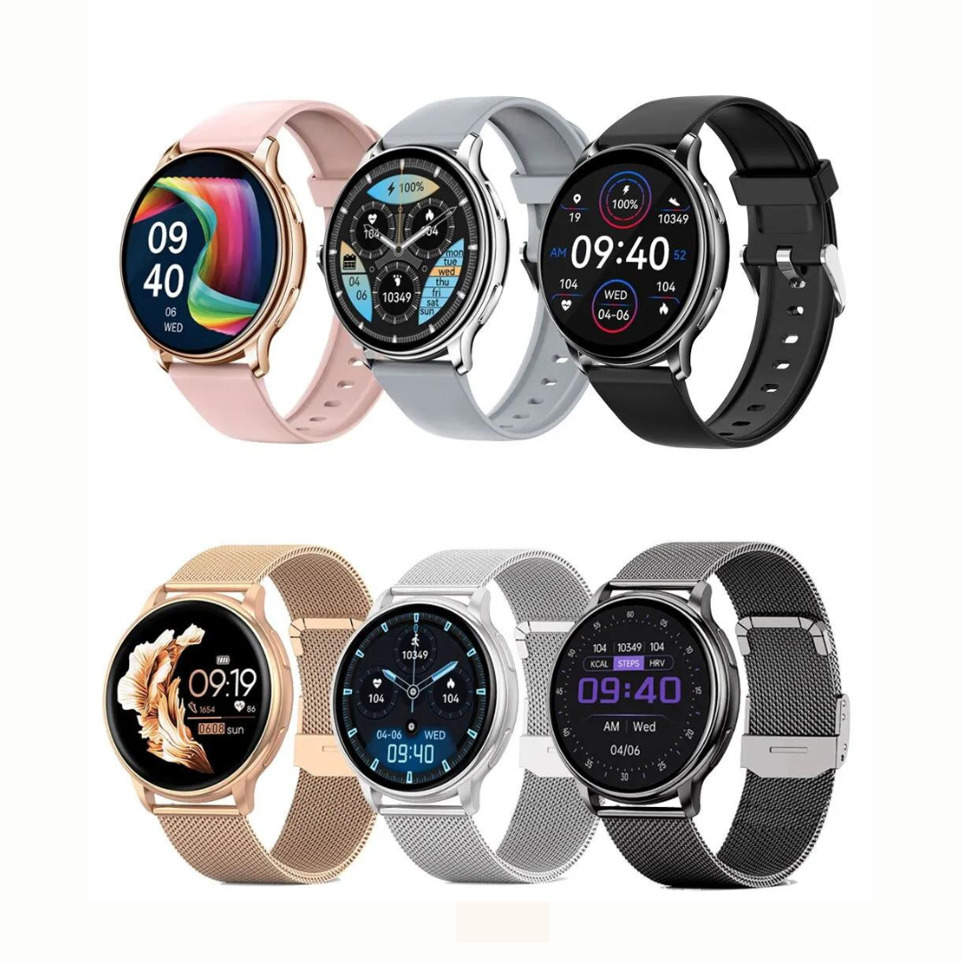 Smartwatch wrist accessory highlighting health and heart rate monitoring