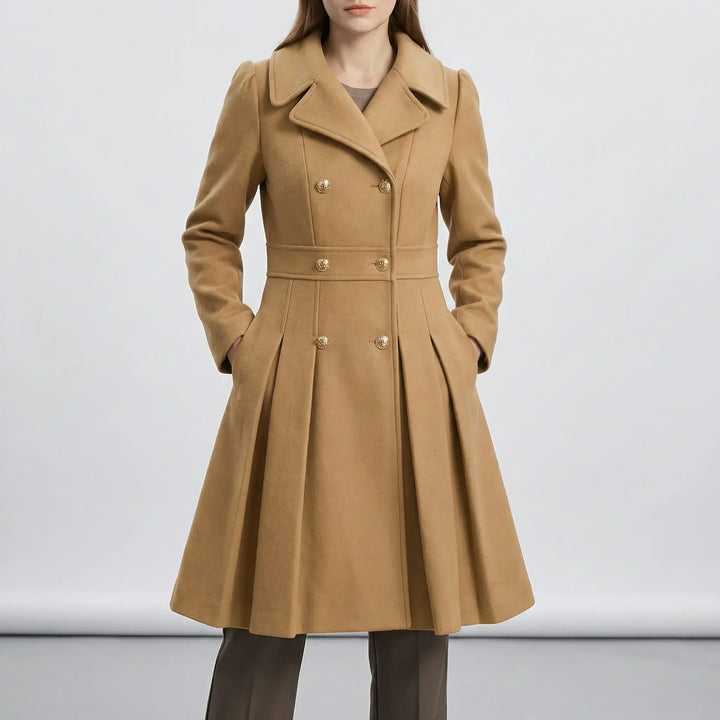 Textured fabric detail of the winter jacket outerwear piece