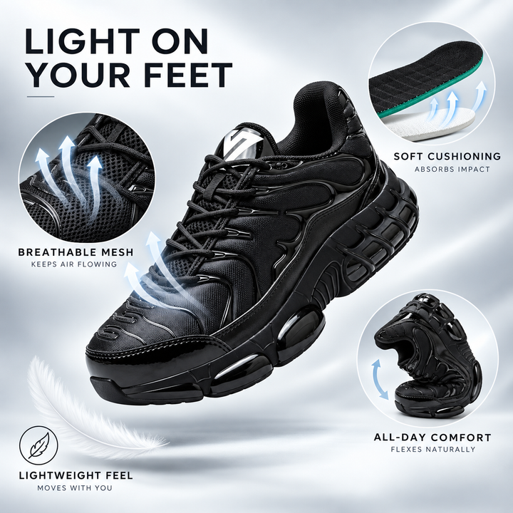 Steel toe cap detail on mens safety boots for enhanced workplace protection
