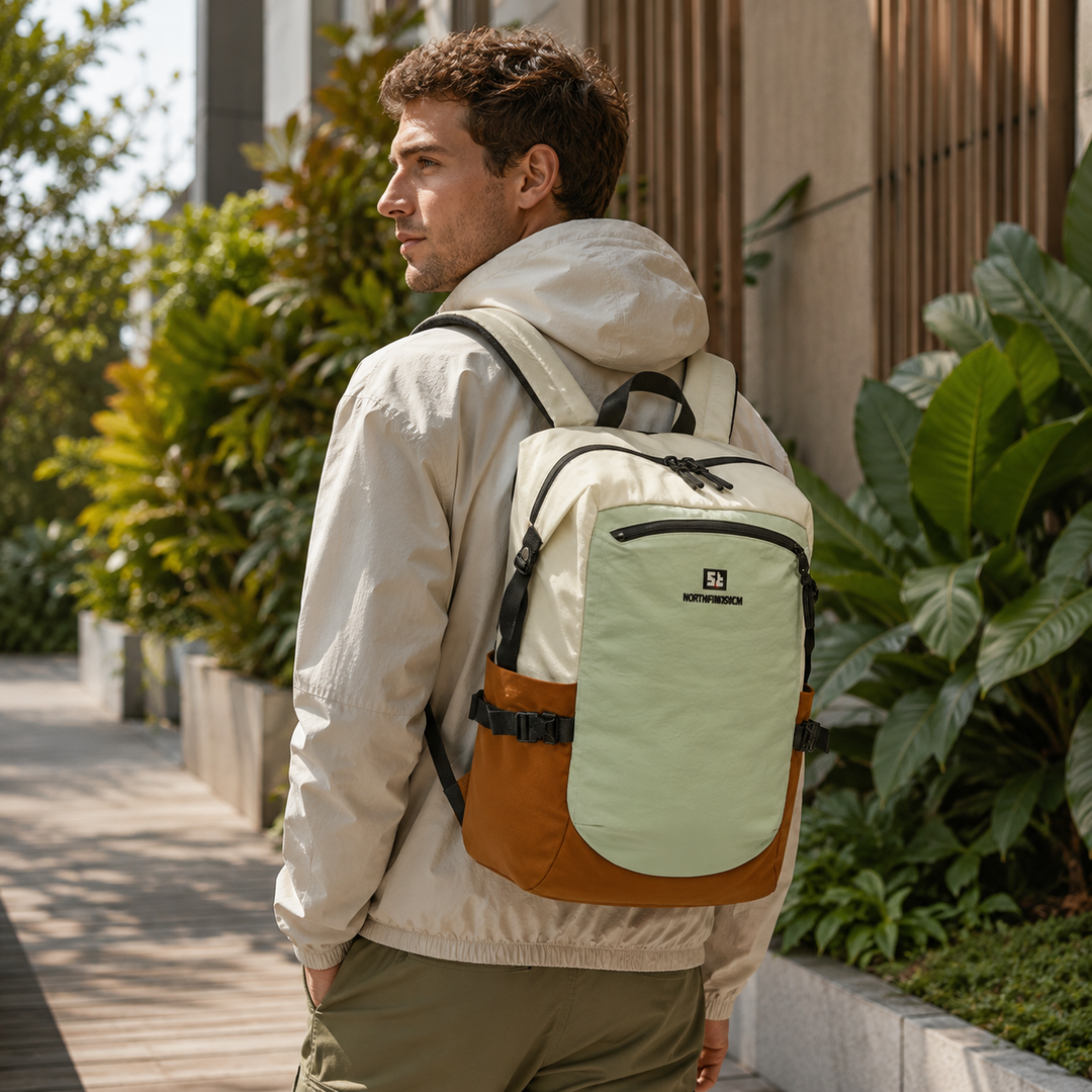 Unisex urban backpack styled for daily city commuting and casual lifestyle use