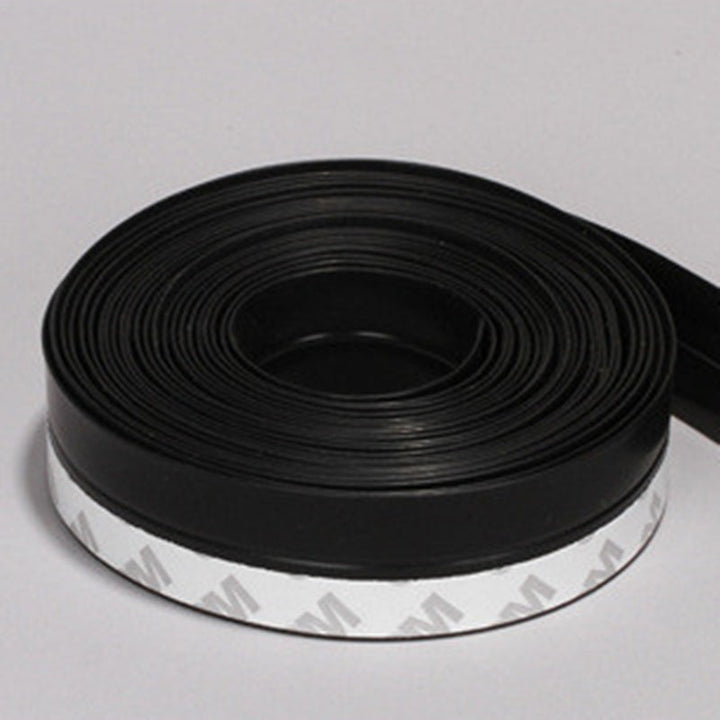 Black silicone draft sealing strip roll
