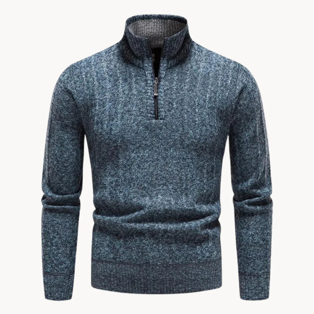 Thatcher | Men’s Ribbed Quarter-Zip Sweater