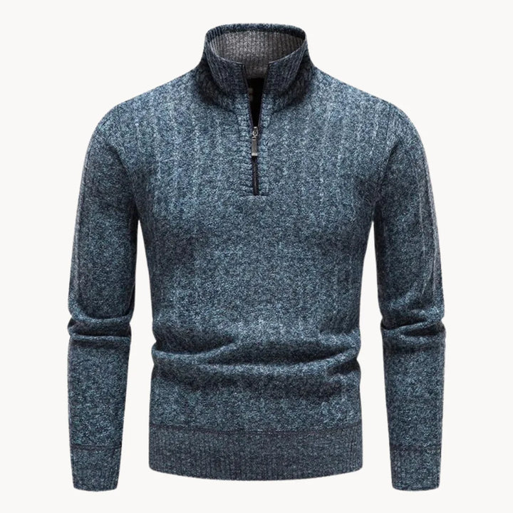 Thatcher | Men’s Ribbed Quarter-Zip Sweater