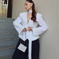 Blythe | Women’s V Neck Slim Fit Blazer Top