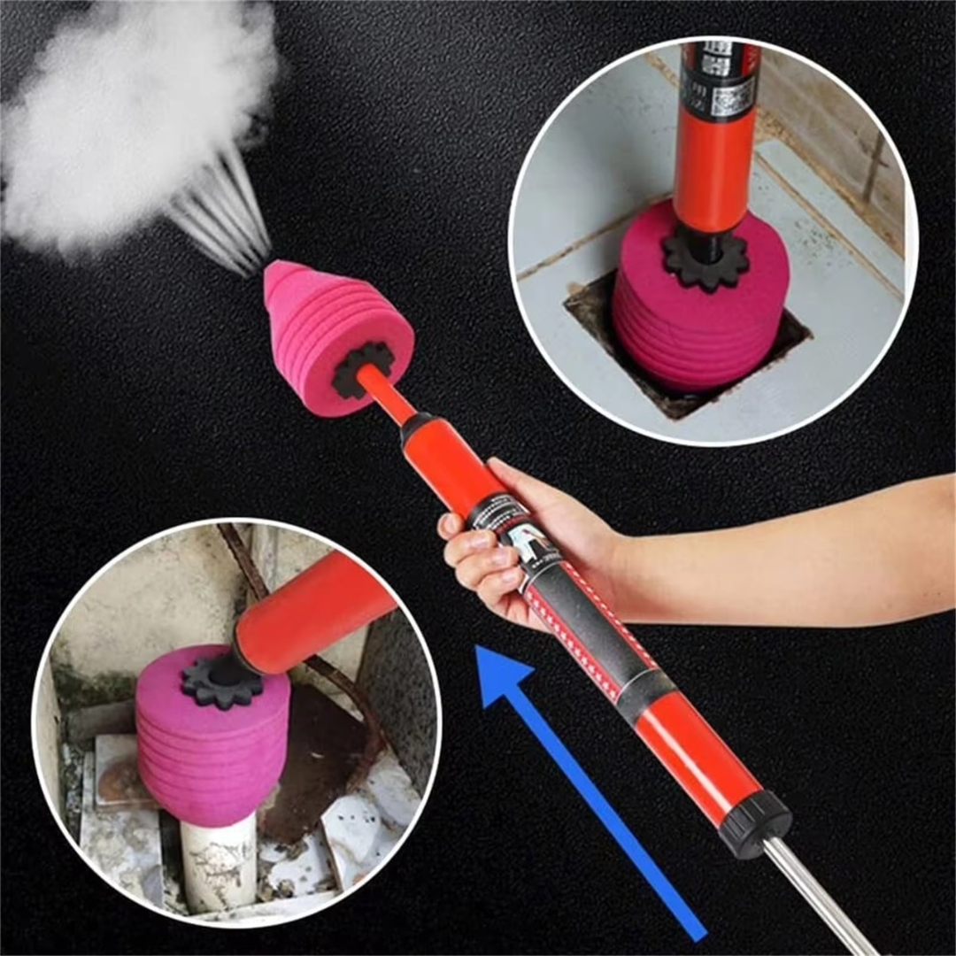 Home improvement bathroom accessory for air blast unblocking