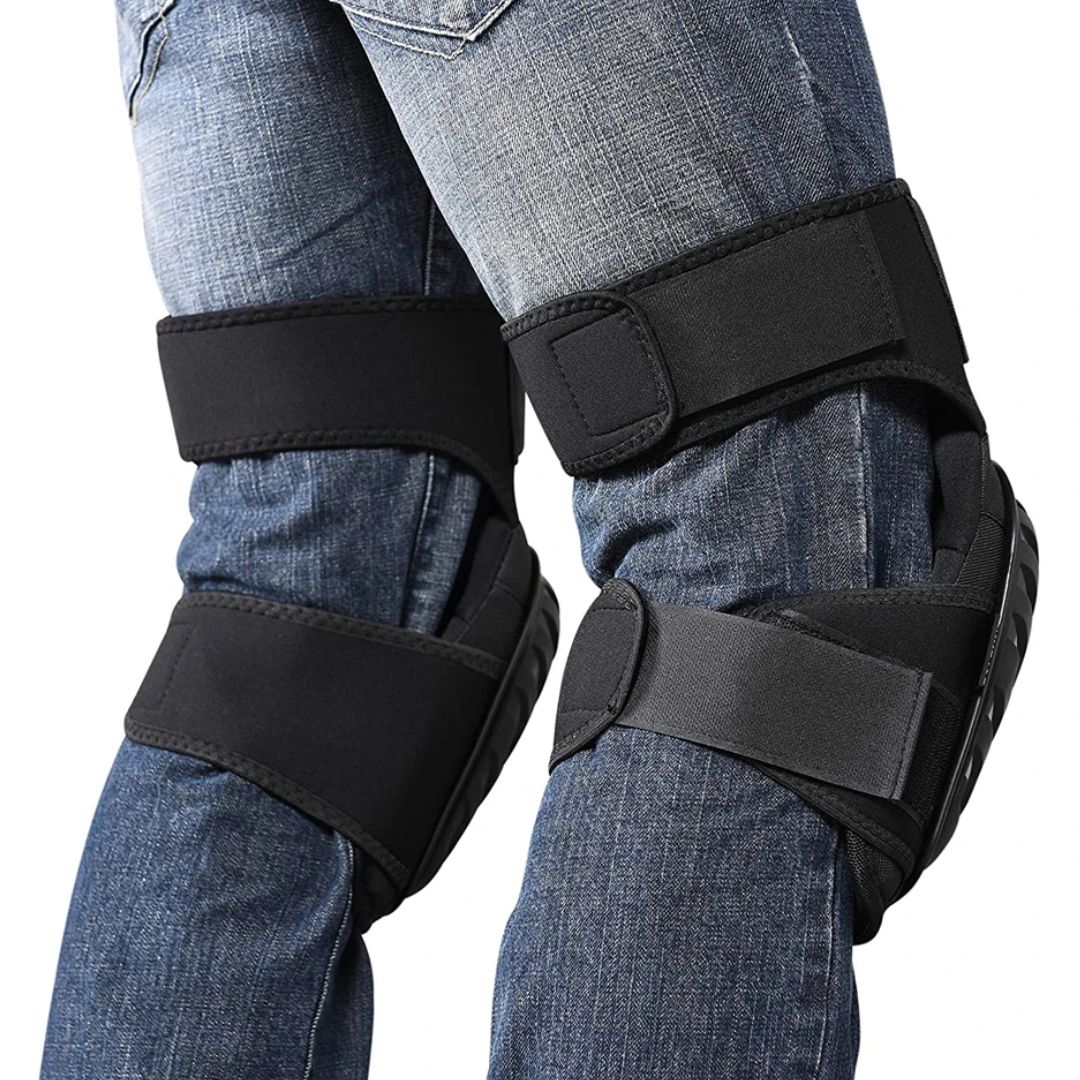 Comfortable work gear knee pads ideal for construction and tile installation