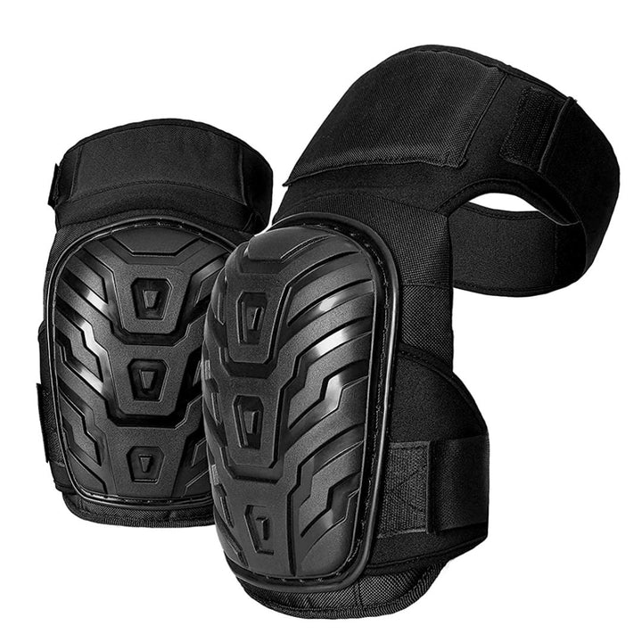 Unisex heavy-duty work knee pads with thick cushioning for construction safety
