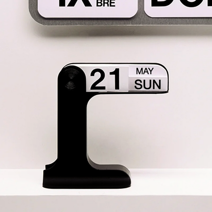 Minimalist desk calendar for office accessories and modern home decor