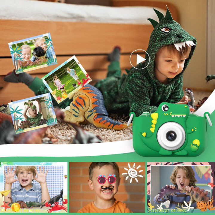 Product display with sample photo frames and effects created by the camera