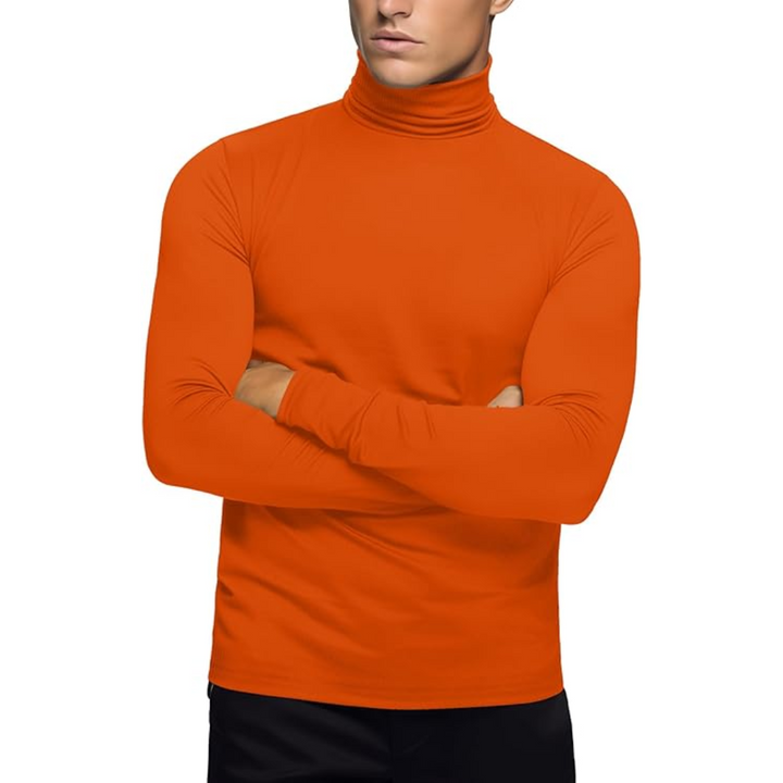 Long sleeve thermal base layer shirt shown folded neatly on surface